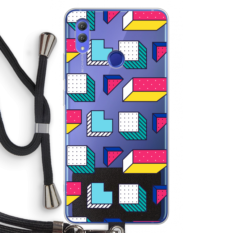 8-bit N°7: Honor Note 10 Transparant Hoesje met koord