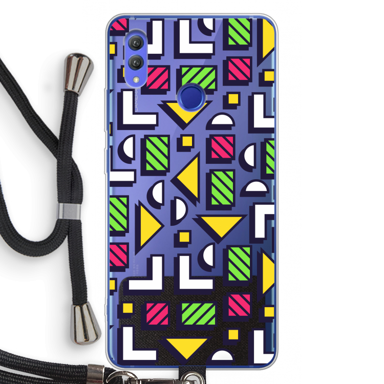 8-bit N°4: Honor Note 10 Transparant Hoesje met koord
