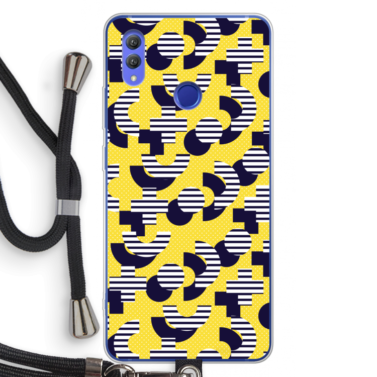 8-bit N°3: Honor Note 10 Transparant Hoesje met koord