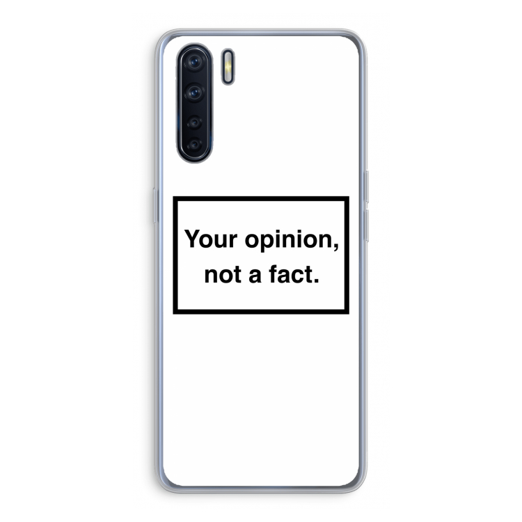 Your opinion: Oppo A91 Transparant Hoesje