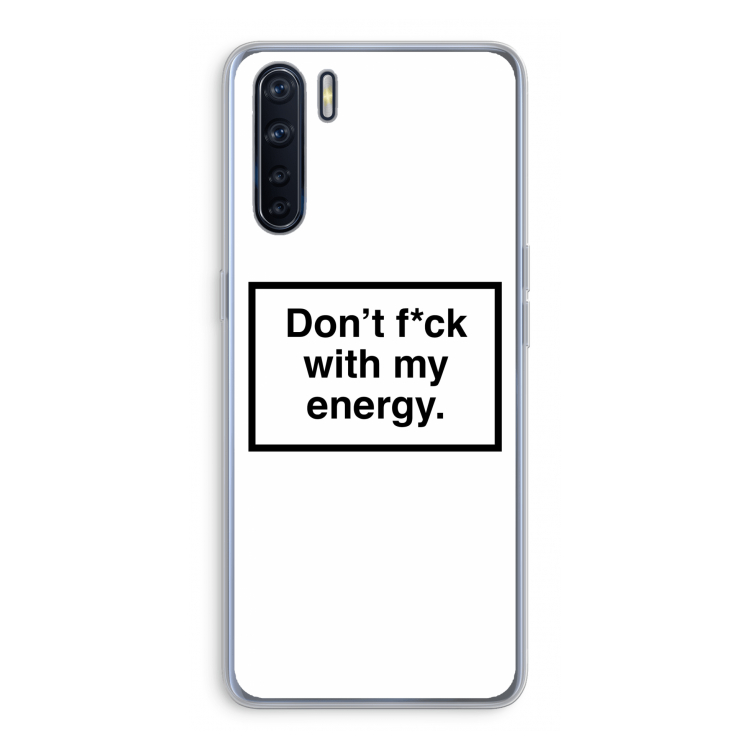 My energy: Oppo A91 Transparant Hoesje