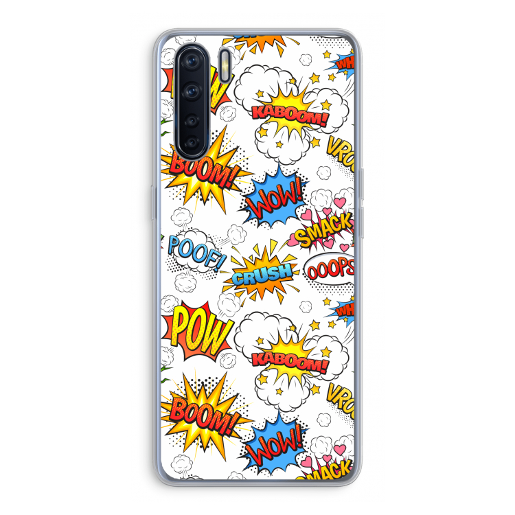 Pow Smack: Oppo A91 Transparant Hoesje