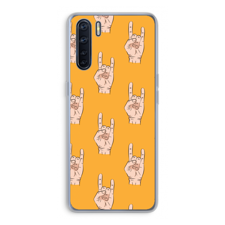 Rock: Oppo A91 Transparant Hoesje