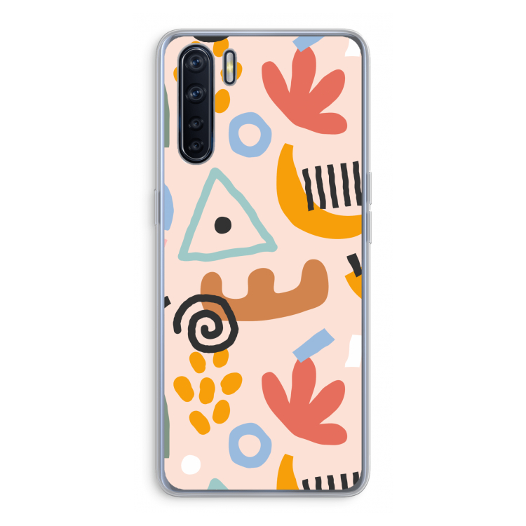 Abstract: Oppo A91 Transparant Hoesje