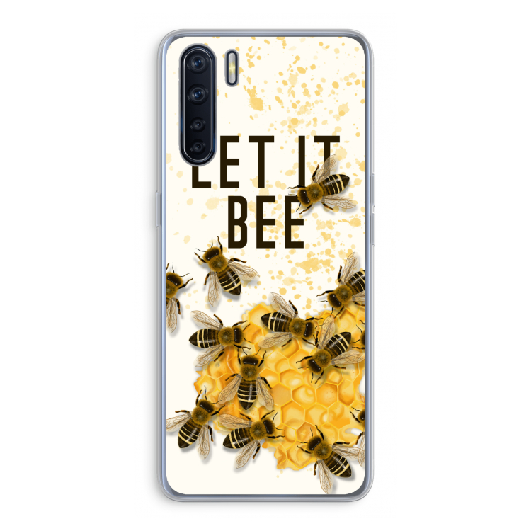 Let it bee: Oppo A91 Transparant Hoesje