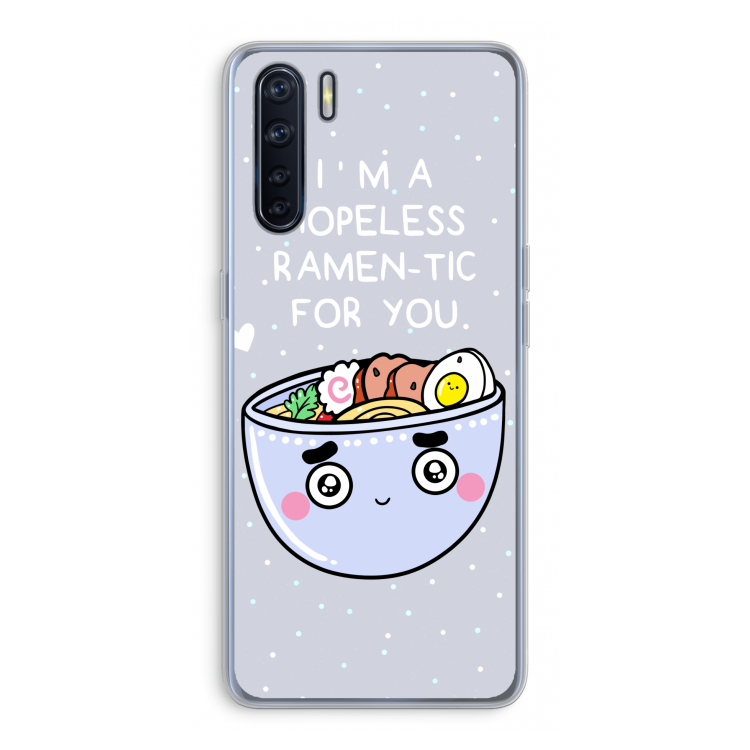 I'm A Hopeless Ramen-Tic For You: Oppo A91 Transparant Hoesje