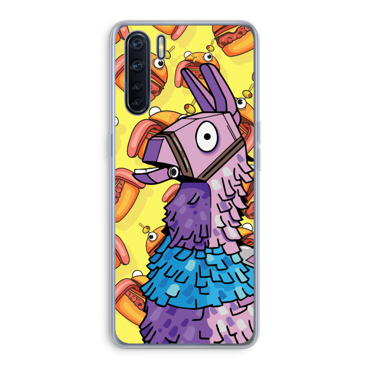 Loot Burger: Oppo A91 Transparant Hoesje