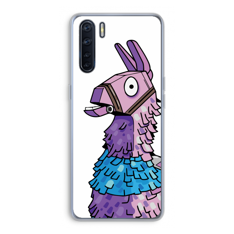 Lama: Oppo A91 Transparant Hoesje