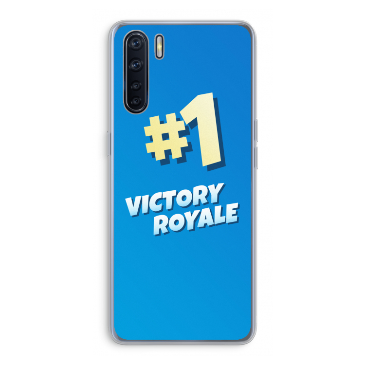 Victory Royale: Oppo A91 Transparant Hoesje