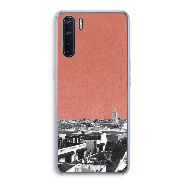 Marrakech Skyline : Oppo A91 Transparant Hoesje