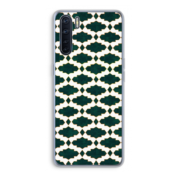 Moroccan tiles: Oppo A91 Transparant Hoesje