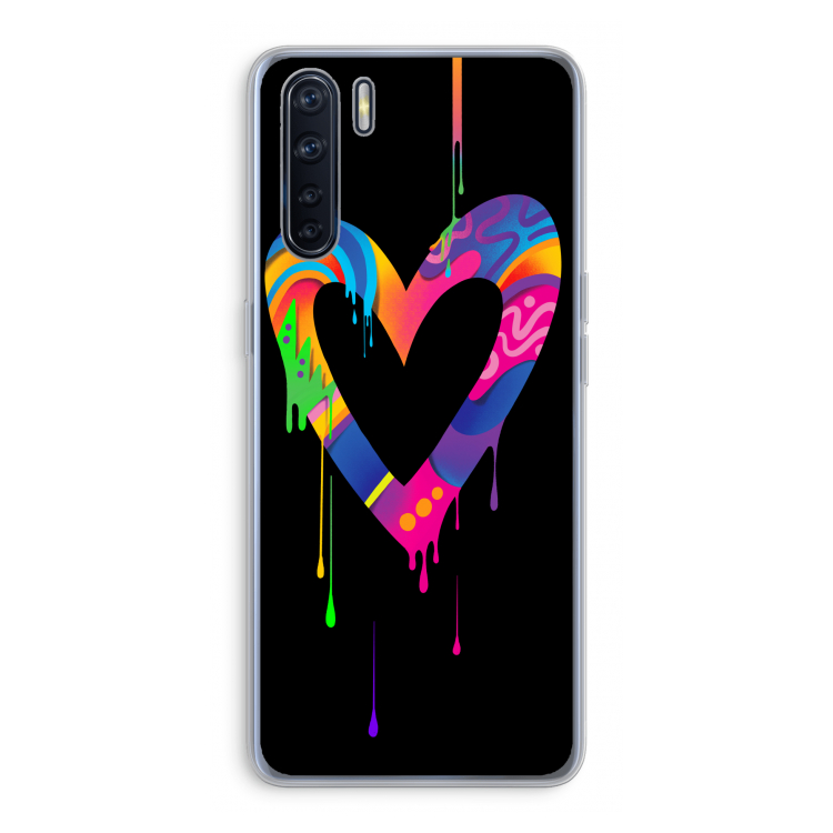 Melts My Heart: Oppo A91 Transparant Hoesje