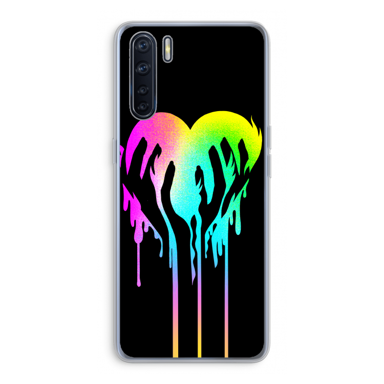 Hold My Heart: Oppo A91 Transparant Hoesje
