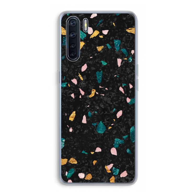Terrazzo N°10: Oppo A91 Transparant Hoesje