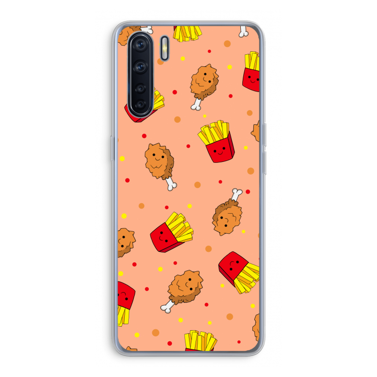 Chicken 'n Fries: Oppo A91 Transparant Hoesje