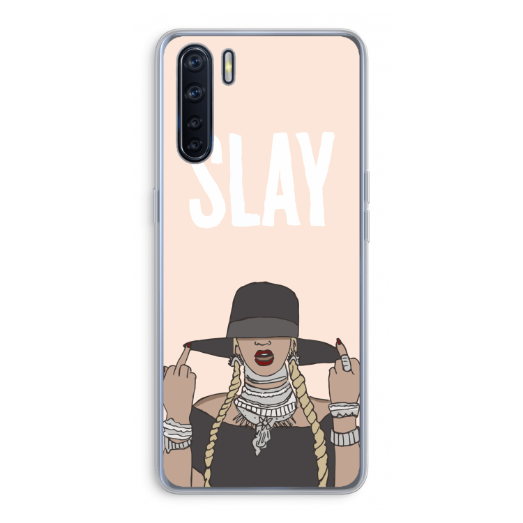 Slay All Day: Oppo A91 Transparant Hoesje