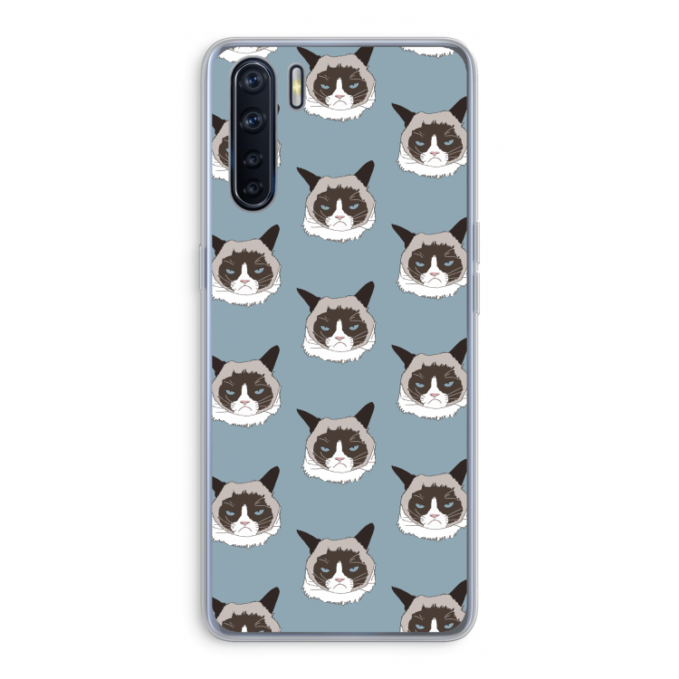 It's a Purrr Case: Oppo A91 Transparant Hoesje
