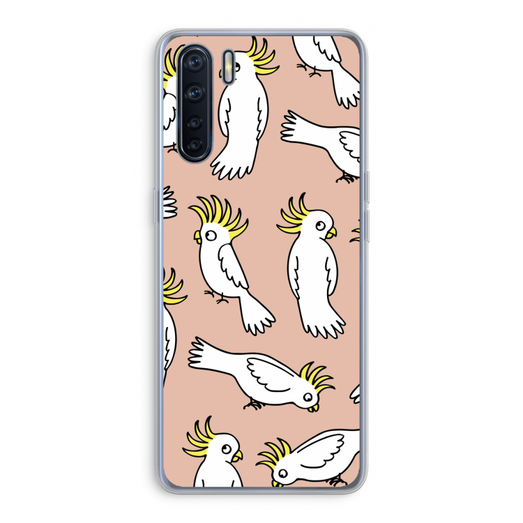 Papegaai: Oppo A91 Transparant Hoesje