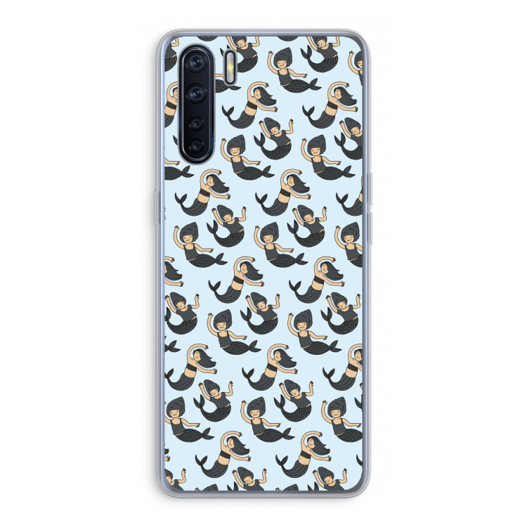 Zeemeermin: Oppo A91 Transparant Hoesje