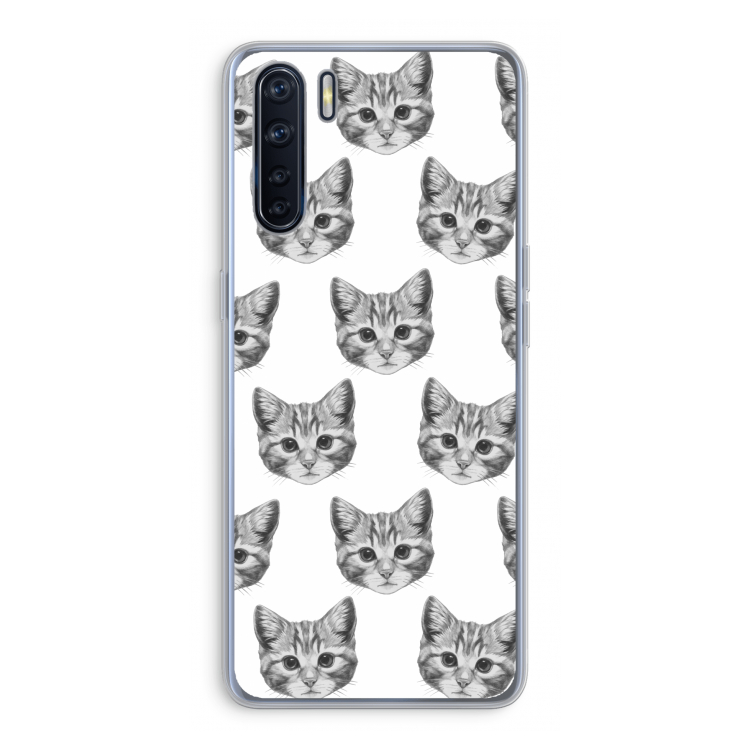 Kitten: Oppo A91 Transparant Hoesje