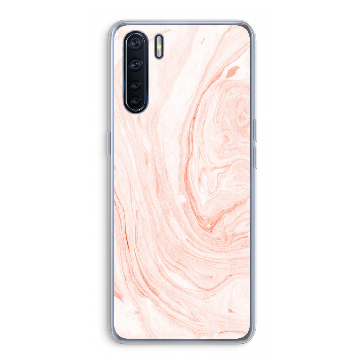 Peach bath: Oppo A91 Transparant Hoesje