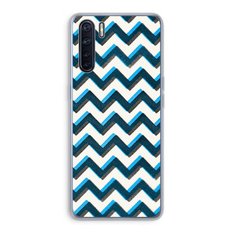 Onderbroken lijn: Oppo A91 Transparant Hoesje