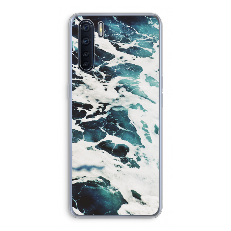 Golven: Oppo A91 Transparant Hoesje
