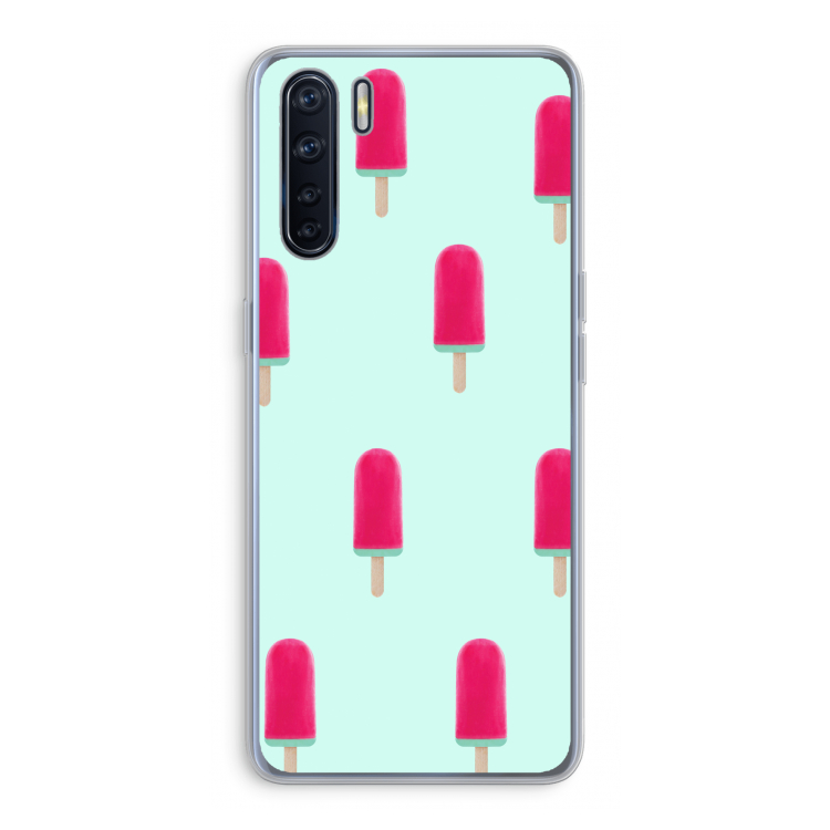 Waterijsje: Oppo A91 Transparant Hoesje