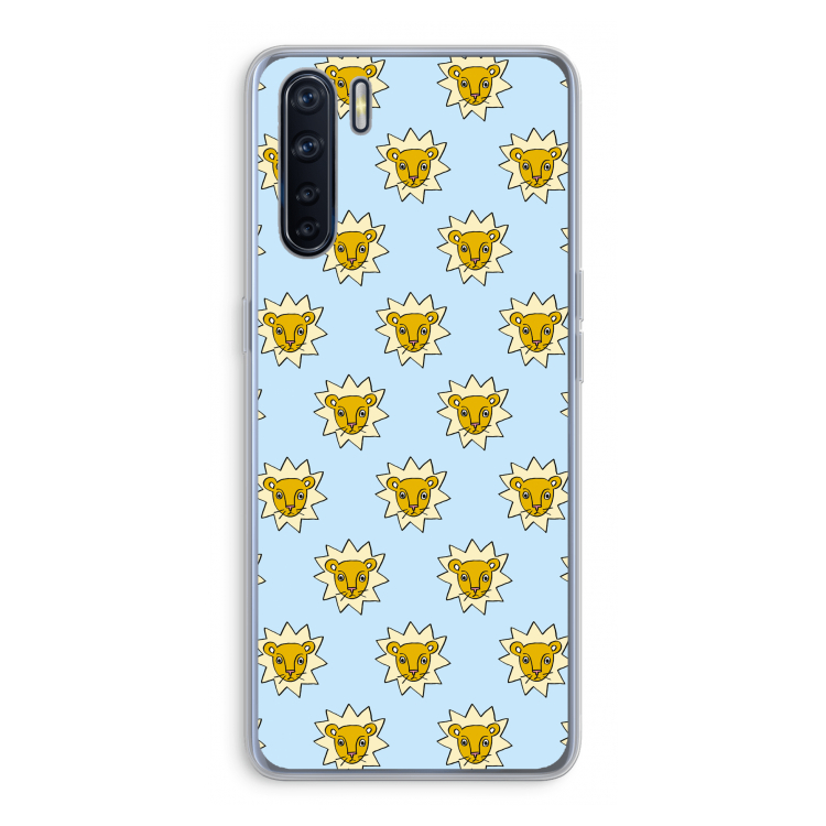 Leeuwenkoppen: Oppo A91 Transparant Hoesje