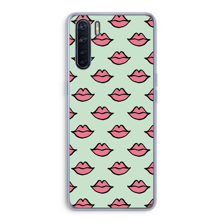 Lipjes: Oppo A91 Transparant Hoesje