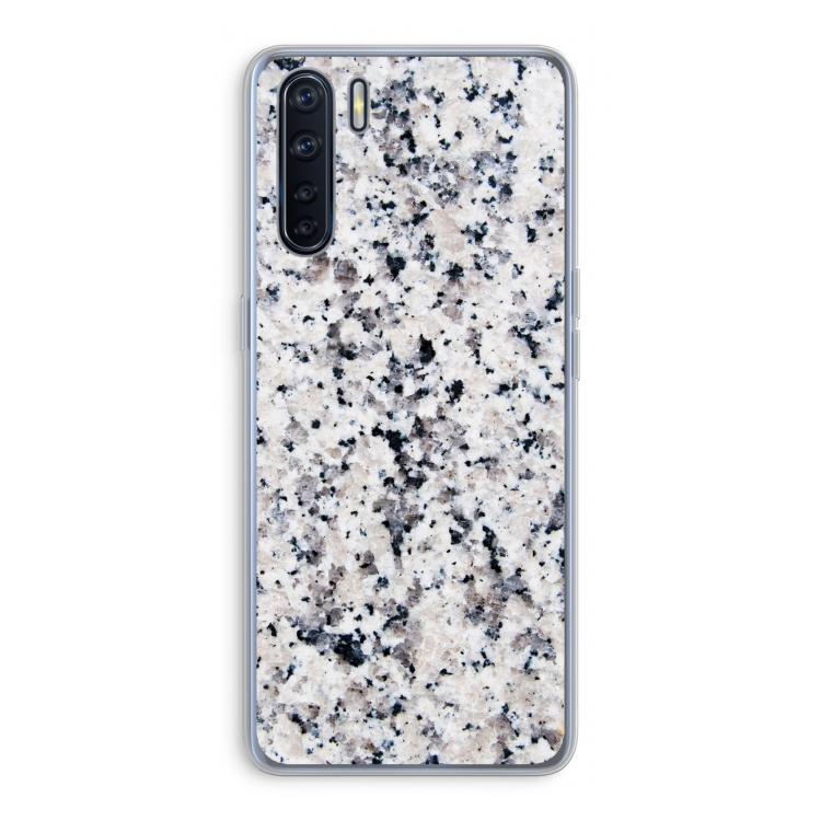 Gespikkelde marmer: Oppo A91 Transparant Hoesje