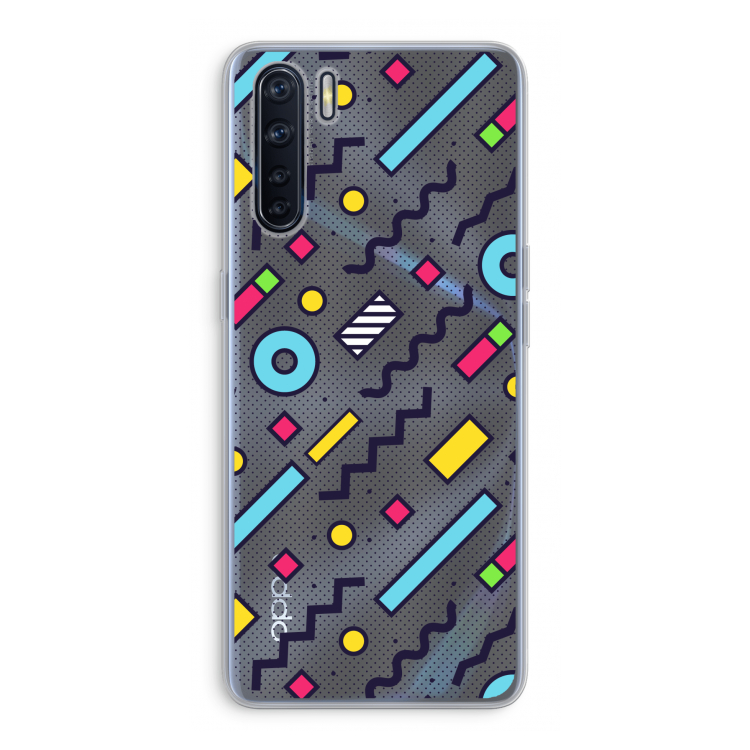 8-bit N°8: Oppo A91 Transparant Hoesje
