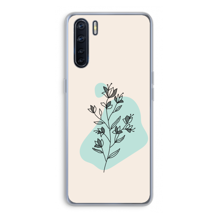 Violets are blue: Oppo A91 Transparant Hoesje