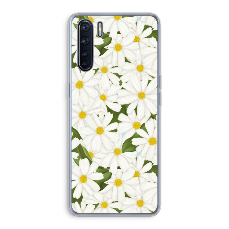 Summer Daisies: Oppo A91 Transparant Hoesje