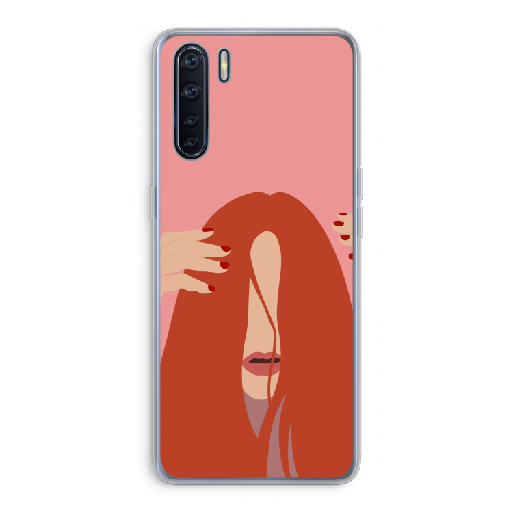 Woke up like this: Oppo A91 Transparant Hoesje