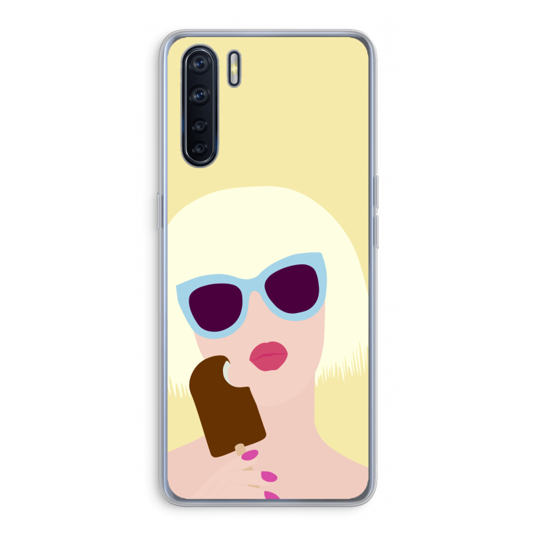 Ice cream: Oppo A91 Transparant Hoesje