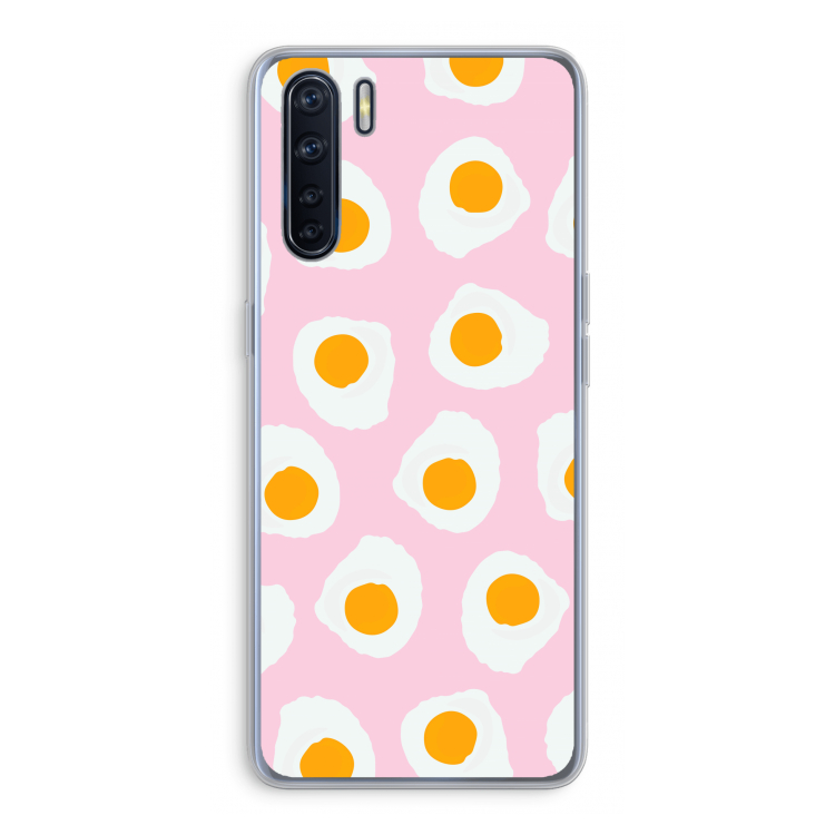 Dancing eggs: Oppo A91 Transparant Hoesje