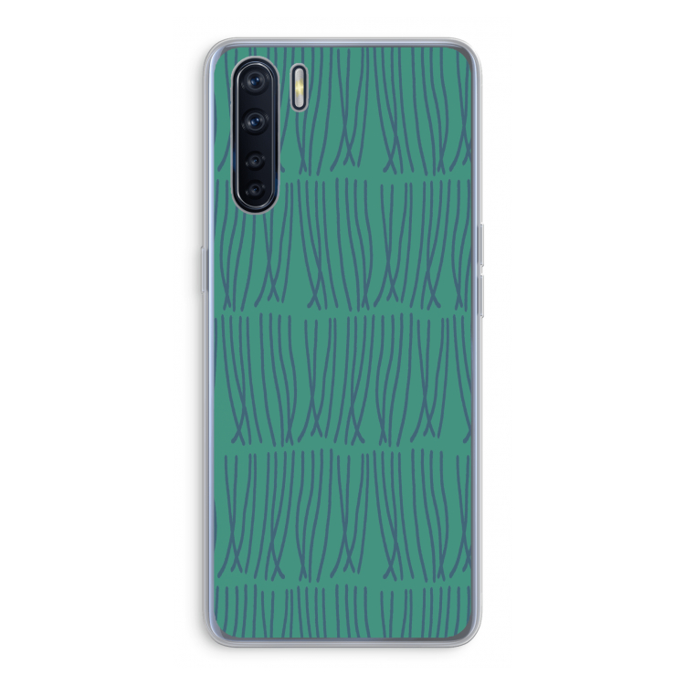 Swirls: Oppo A91 Transparant Hoesje