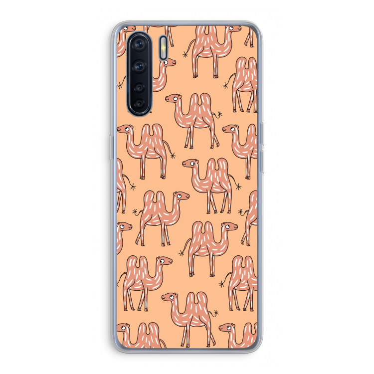 Kameel: Oppo A91 Transparant Hoesje