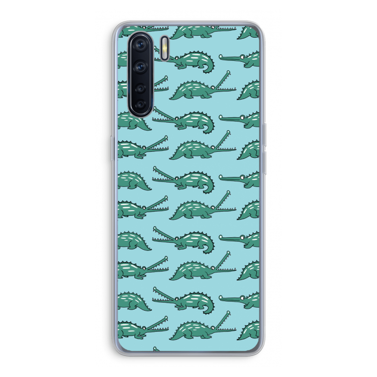 Kroko: Oppo A91 Transparant Hoesje