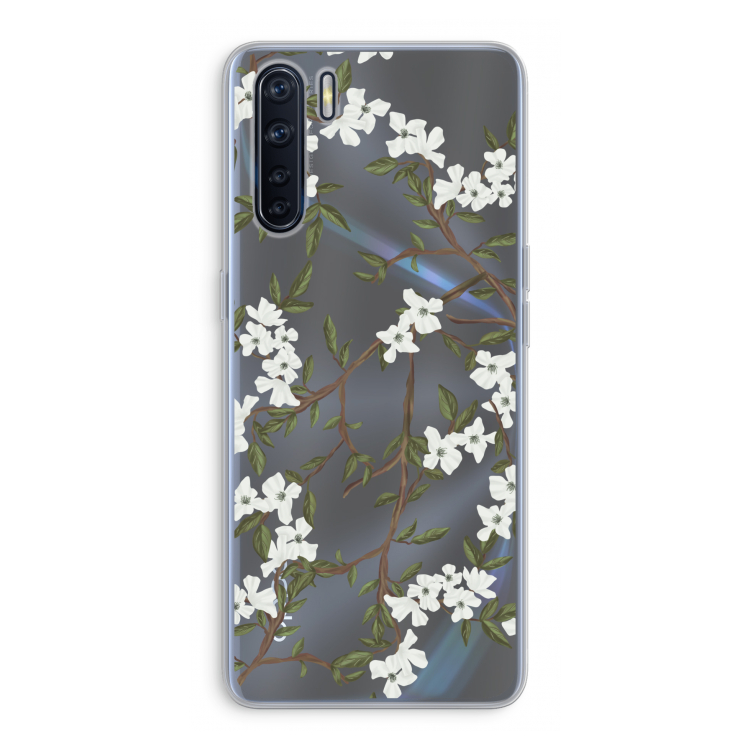 Blossoming spring: Oppo A91 Transparant Hoesje