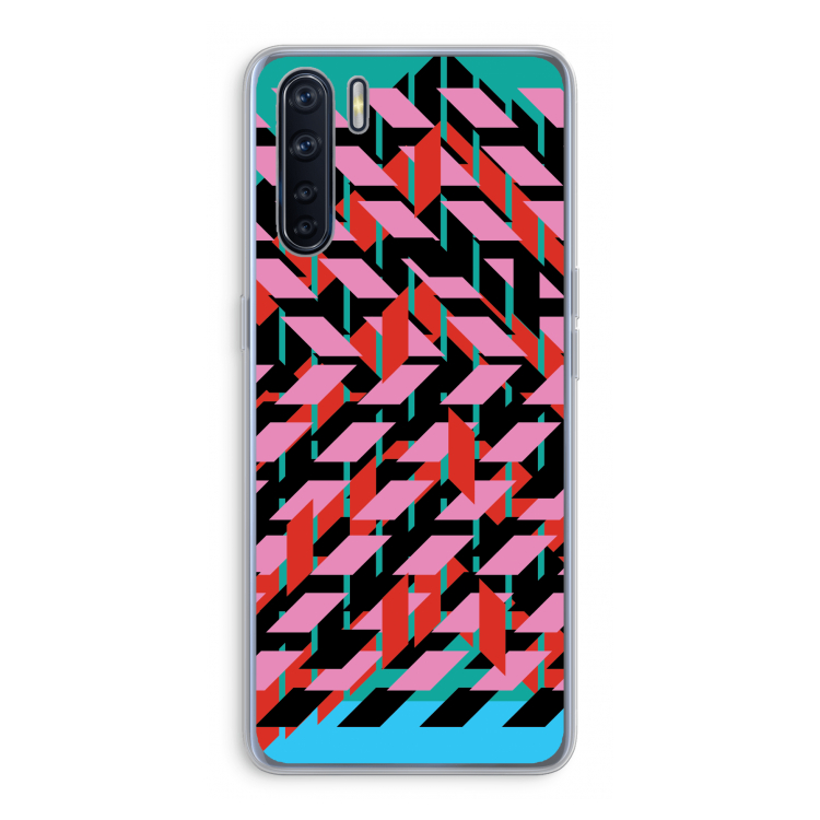Skew Blush 2: Oppo A91 Transparant Hoesje