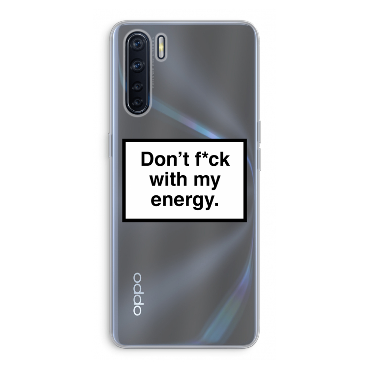 My energy: Oppo A91 Transparant Hoesje