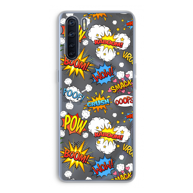 Pow Smack: Oppo A91 Transparant Hoesje