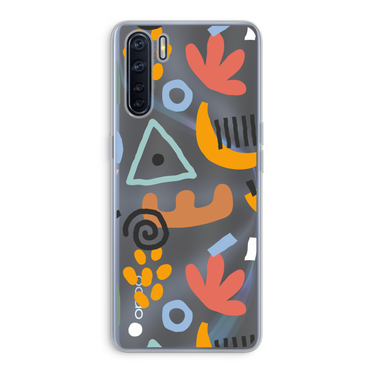 Abstract: Oppo A91 Transparant Hoesje