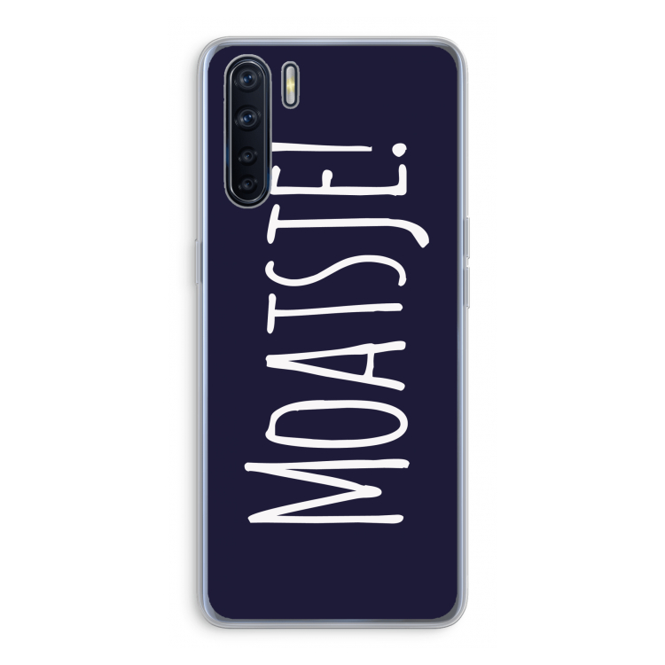 Moatsje!: Oppo A91 Transparant Hoesje