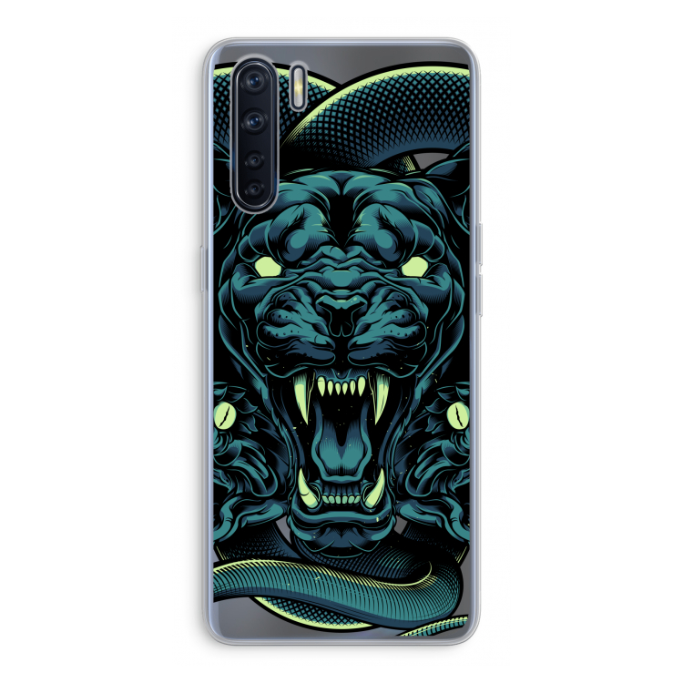 Cougar and Vipers: Oppo A91 Transparant Hoesje
