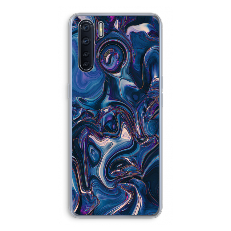 Mirrored Mirage: Oppo A91 Transparant Hoesje