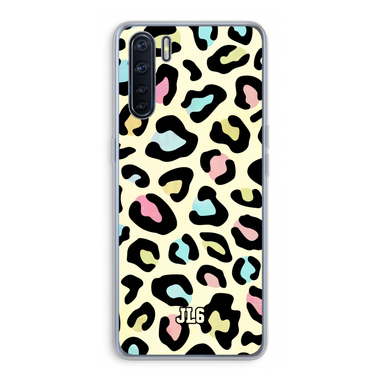 Leopard pattern: Oppo A91 Transparant Hoesje