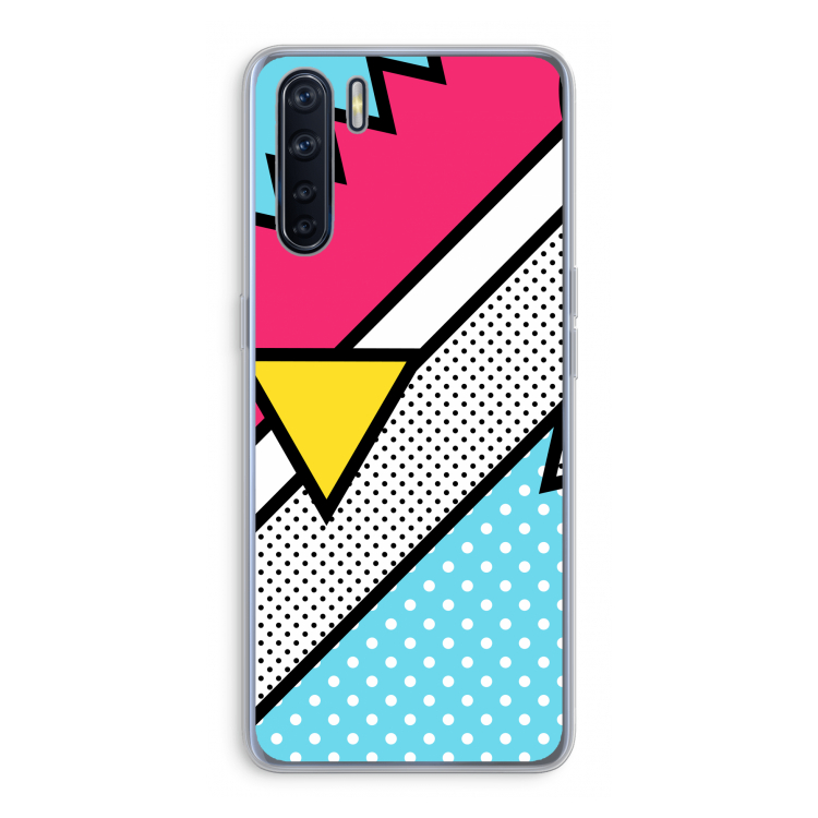 Pop Art #3: Oppo A91 Transparant Hoesje
